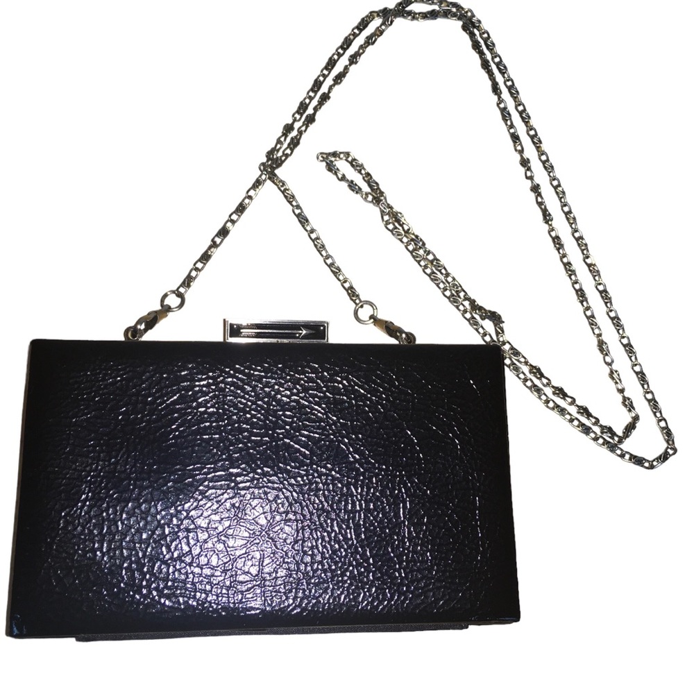 Kate Young Small Black Box Bag Crossbody Chain Strap